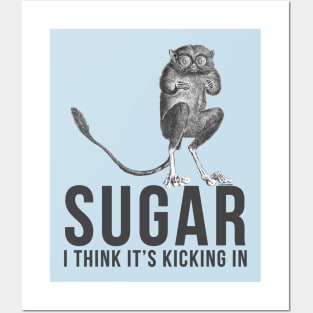 Sugar I Think It's Kicking In Tarsier Posters and Art